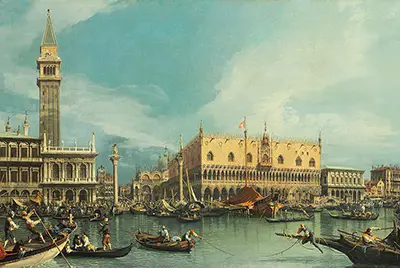 The Molo, Seen from the Bacino di San Marco Canaletto